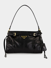 Prada Black Bonnie Small Leather Handbag