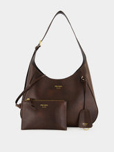 Prada Cocoa Brown Boogie Medium Leather Bag