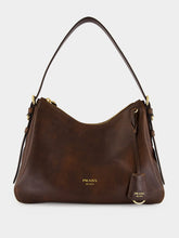 Prada Cocoa Brown Leather Shoulder Bag