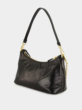 Prada Black Glossy Leather Mini Shoulder Bag