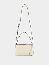 Prada Chalk White Midi Saffiano Leather Bag