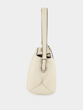 Prada Chalk White Midi Saffiano Leather Bag