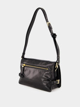 Prada Black Glossy Leather Shoulder Bag