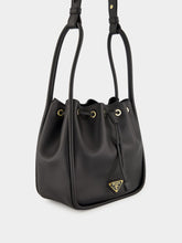 Prada Black Darling Leather Mini Bucket Bag