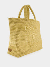 Prada Natural Large Crochet Tote Bag