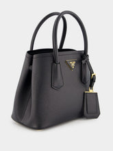 Prada Black Double Saffiano Leather Mini Bag