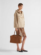 Prada Caramel Large Leather Tote Bag with Buckles