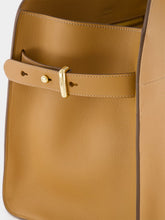 Prada Caramel Large Leather Tote Bag with Buckles