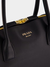 Prada Black Medium Leather Tote Bag