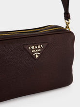 Prada Brown Small Leather Shoulder Bag