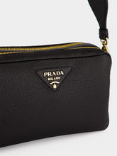Prada Black Small Leather Shoulder Bag