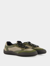 Prada Forest Green Speedrock Mesh Sneakers
