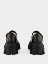 Prada Black Leather Platform Mary Jane Sandals