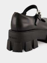 Prada Black Leather Platform Mary Jane Sandals