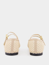 Prada Travertine Stone Mesh Fabric Ballerinas