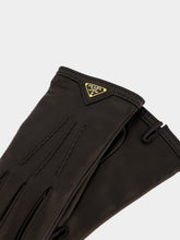 Prada Black Nappa Leather Gloves