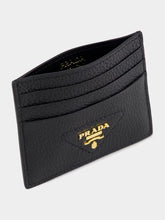 Prada Black Leather Card Holder