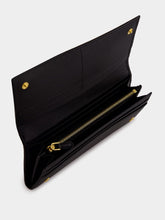 Prada Black Large Saffiano Leather Wallet