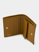 Prada Small Caramel Brown Leather Wallet