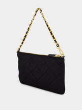 Prada Black Quilted Re-Nylon Pouch