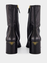 Prada Black Stretch Nappa Leather Booties