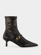 Prada Black Stretch Nappa Leather Booties