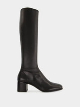 Prada Black Nappa Leather Knee-High Boots