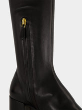 Prada Black Nappa Leather Knee-High Boots