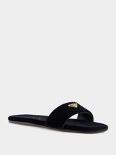 Prada Flat Velvet Slides