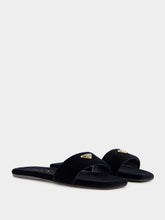 Prada Flat Velvet Slides