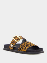 Prada Honey Printed Leather Slides
