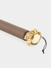 Lorenzi Milano Large Leather Shoehorn with Deer Pommel