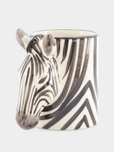Quail Ceramics Zebra pencil pot