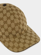 Gucci Beige and Dark Brown GG Canvas Baseball Hat