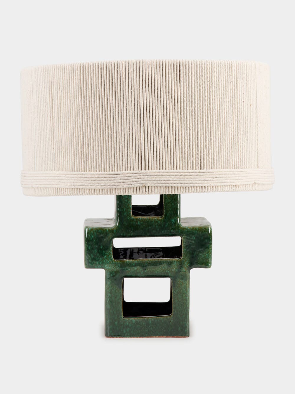 Textured Green Eros Table Lamp