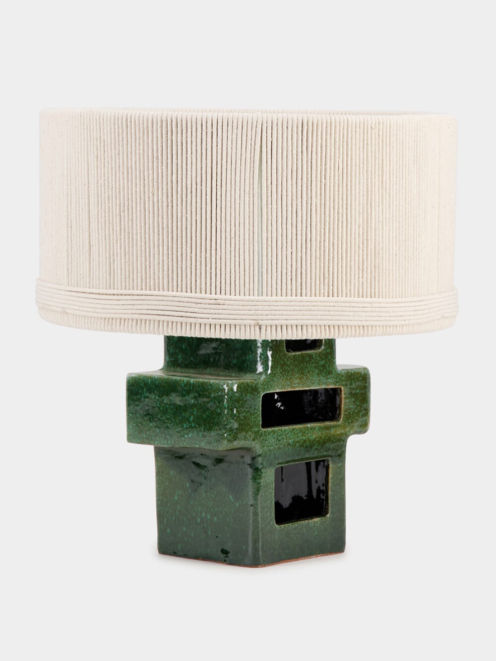 Textured Green Eros Table Lamp