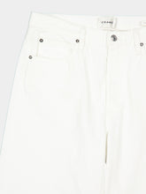 Frame White The Loose Wide-Leg Jeans
