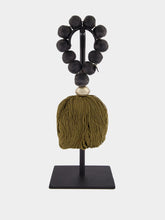 Studio Julia Atlas Black Prayer Bead Artwork