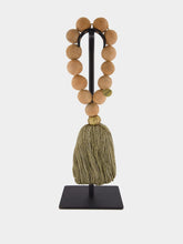 Studio Julia Atlas Beige Prayer Bead Artwork