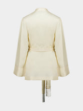 Paula Flight Cream Silk Twill Kimono