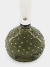 All Origine Bamboo Green Glass Decorative Vase
