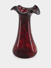 All Origine Deep Red Glass Decorative Vase