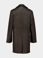 Stouls Cocoa Brown Lucia Lambskin Leather Coat
