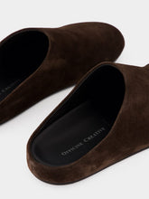 Officine Creative Brown Babouche 001 Suede Mule Sandals