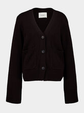 Lisa Yang Dark Oak Danni Cashmere Cardigan