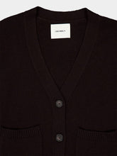 Lisa Yang Dark Oak Danni Cashmere Cardigan