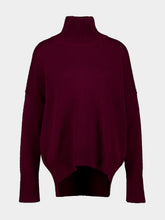 Lisa Yang Deep Plum Heidi Cashmere Sweater