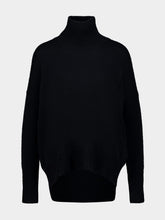 Lisa Yang Black Heidi Cashmere Turtleneck Sweater