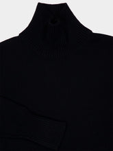 Lisa Yang Black Heidi Cashmere Turtleneck Sweater