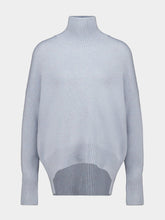 Lisa Yang Light Blue Heidi Cashmere Turtleneck Sweater